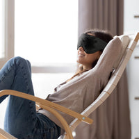 Black Weighted Sleep Mask
