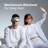 Gray Blackout Eye Mask
