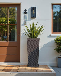 Brown Tall Planter (Set of 2)