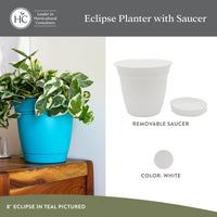 White Eclipse Planter (Set of 4)