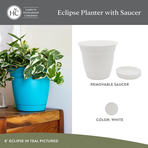 White Eclipse Planter (Set of 4)
