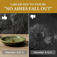 Green Marble Incense Holder