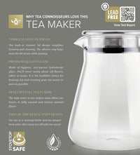 Glass One-Touch Teapot