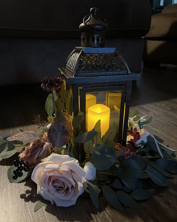 Black Candle Lantern