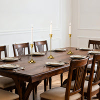 Brass Taper Candlestick Holders (Set of 12)