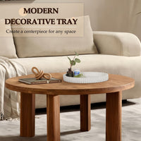 Granite Oval Coffee Table Tray