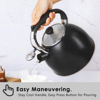 Matte Black Tea Kettle