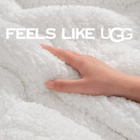 Charcoal Grey Fleece Throw