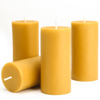 Beeswax Pillar Candles (Set of 4)