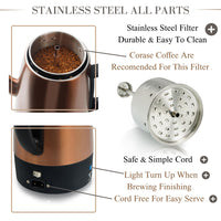 Copper Coffee Percolator (Set of 5)