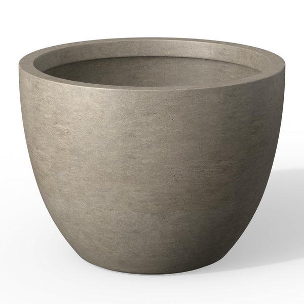 Weathered Concrete Tapered Planter