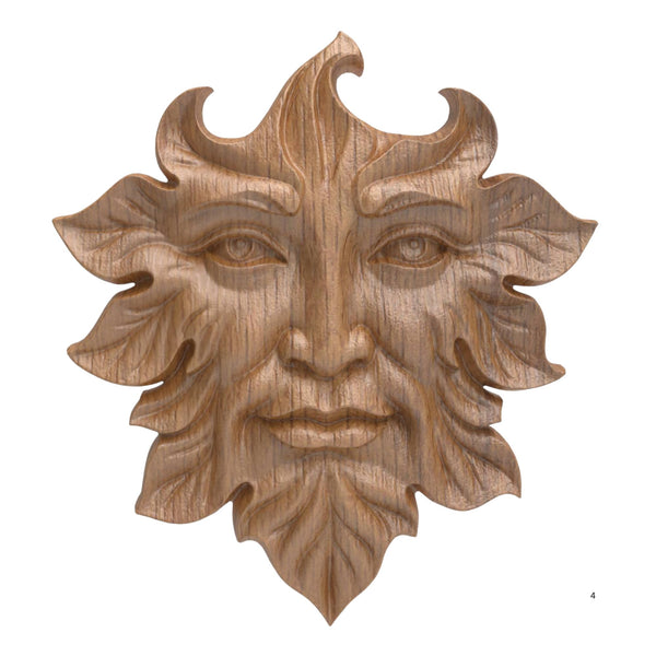 Oak Green Man Plaque