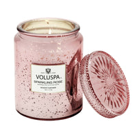 Sparkling Rose Candle Jar