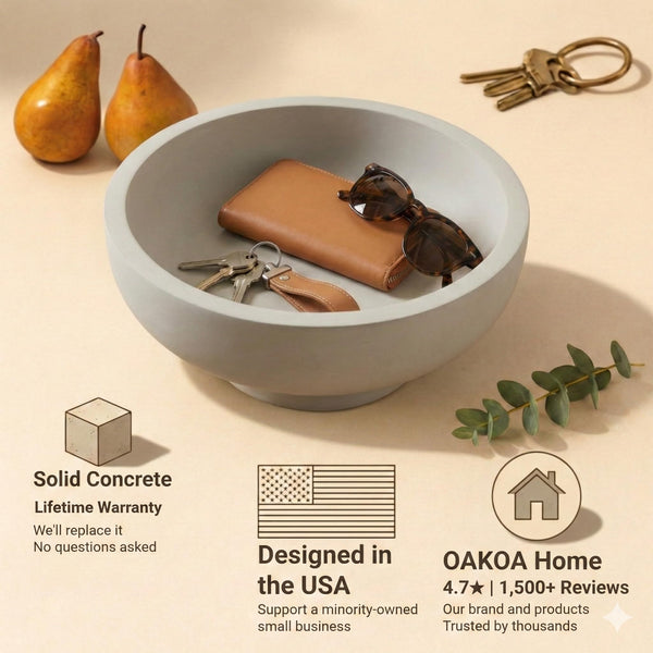 Gray Fruit Bowl