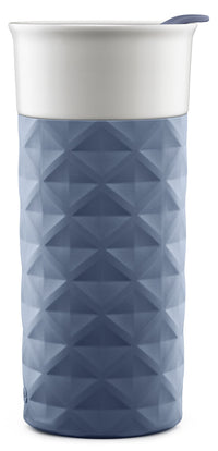 Blue Ceramic Travel Mug
