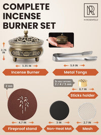 Brass Charcoal Incense Burner