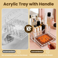 Clear Scalloped Acrylic Tray