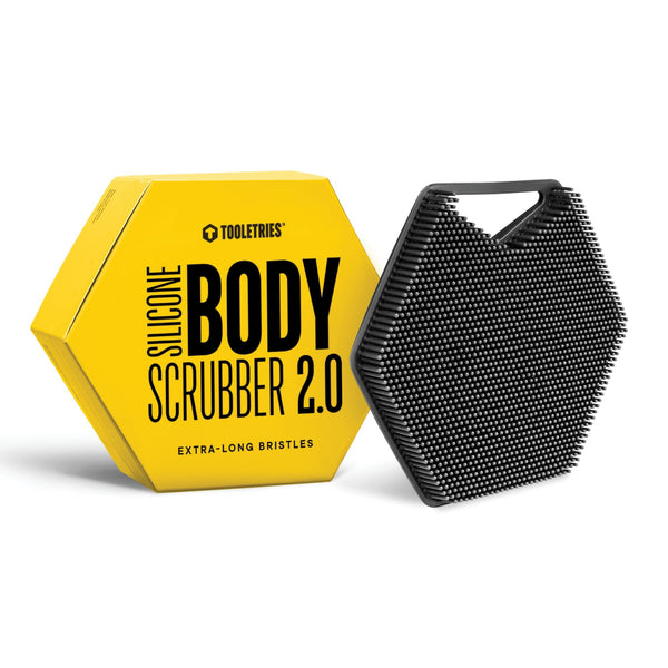 Charcoal Silicone Body Scrubber