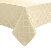 Ivory Laurel Leaf Tablecloth