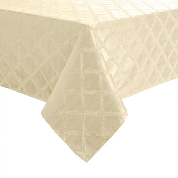 Ivory Laurel Leaf Tablecloth