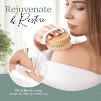 Dry Body Brush Set (Set of 4)