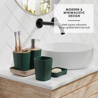 Hunter Green Bathroom Accessories (Set of 6)