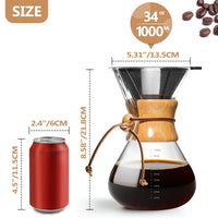 Glass Pour Over Coffee Maker