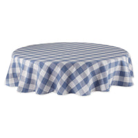 Blue Buffalo Check Tablecloth