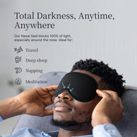 Black Ice Silk Sleep Mask