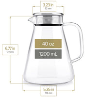 Glass One-Touch Teapot