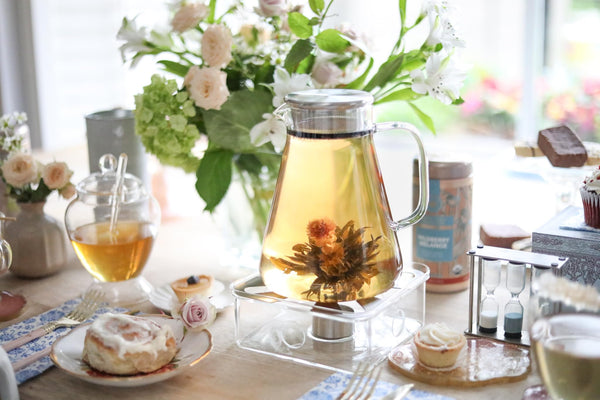 Glass One-Touch Teapot