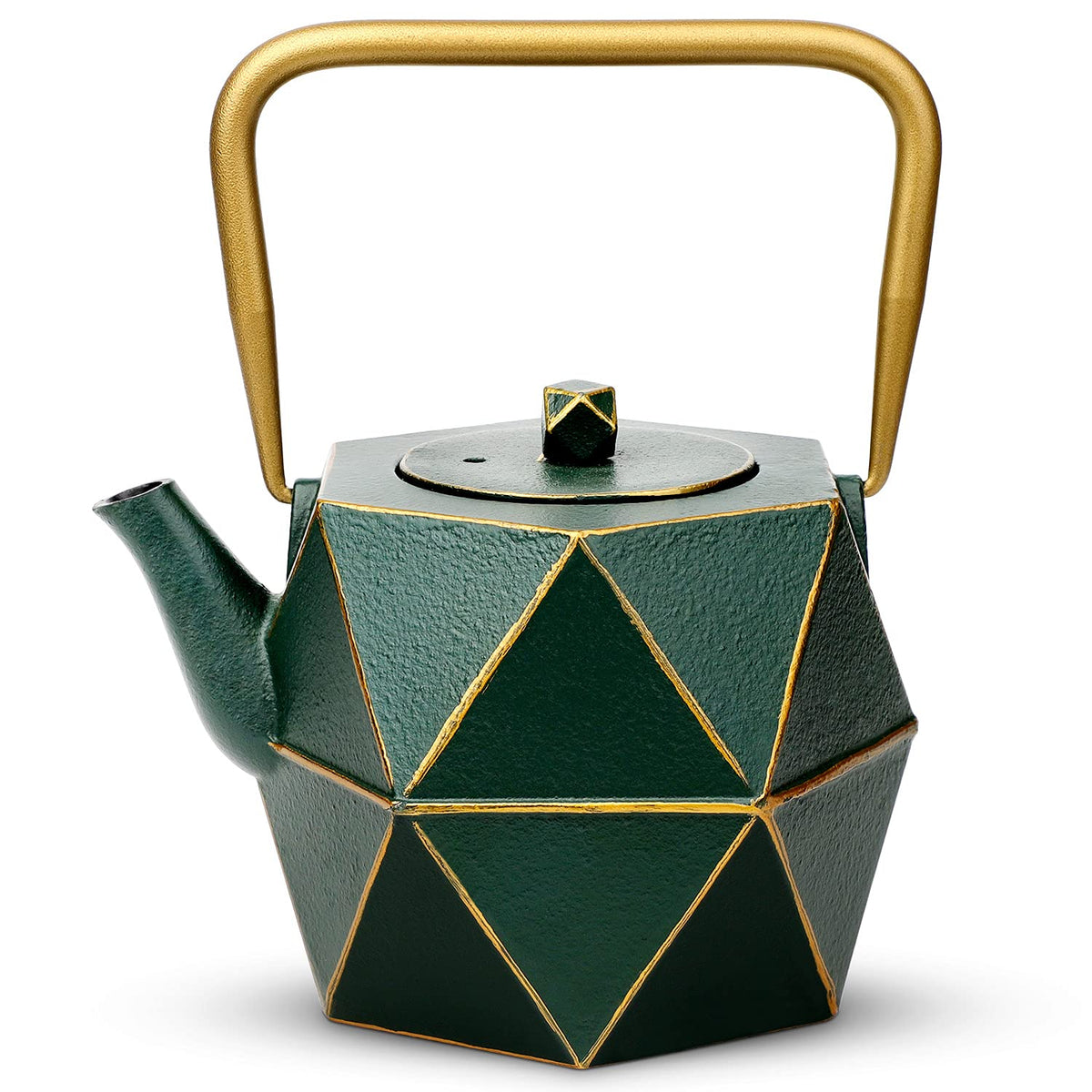 Green Cast Iron Teapot