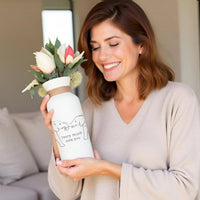 Ivory Elephant Keepsake Vase