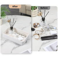 White Valet Catchall Tray