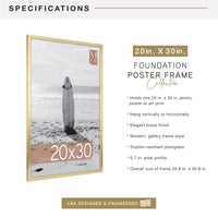Brass Poster Frame