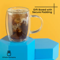 Insulated Glass Mugs (Set of 2)