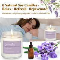 Scented Soy Candles (Set of 6)