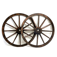 Wooden Wagon Wheels (Set of 2)