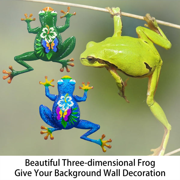 Metal Frog Wall Decor (Set of 2)