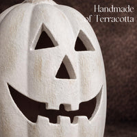 White Terracotta Pumpkin Lantern