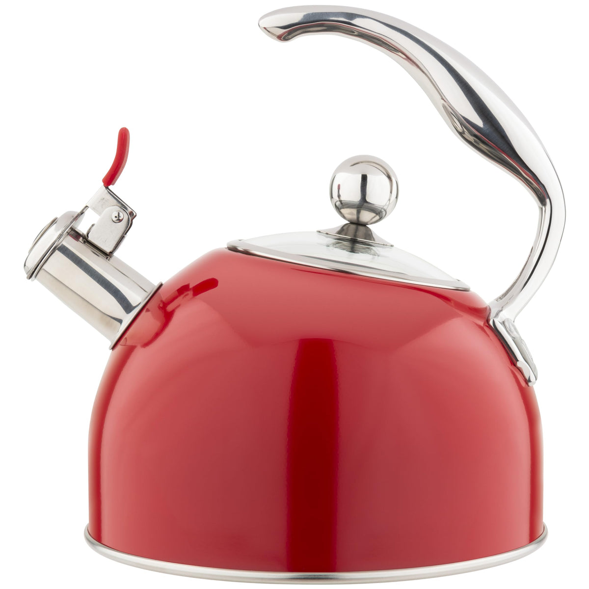 Red Whistling Tea Kettle