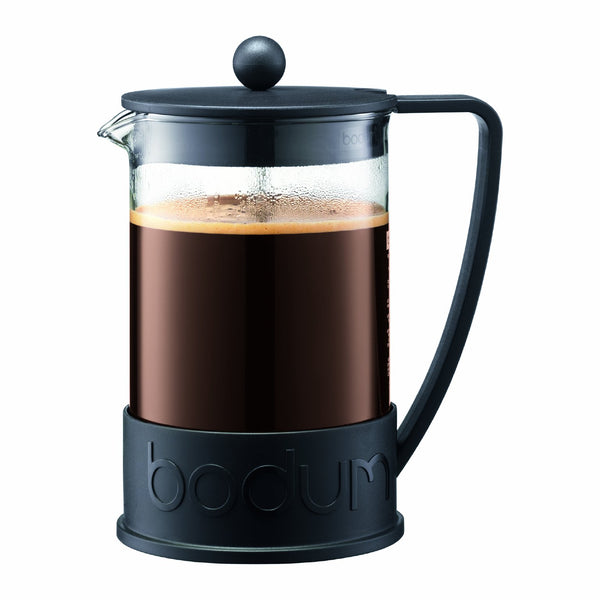 Black Borosilicate French Press