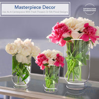 Clear Glass Hurricane Holder (Set of 3)
