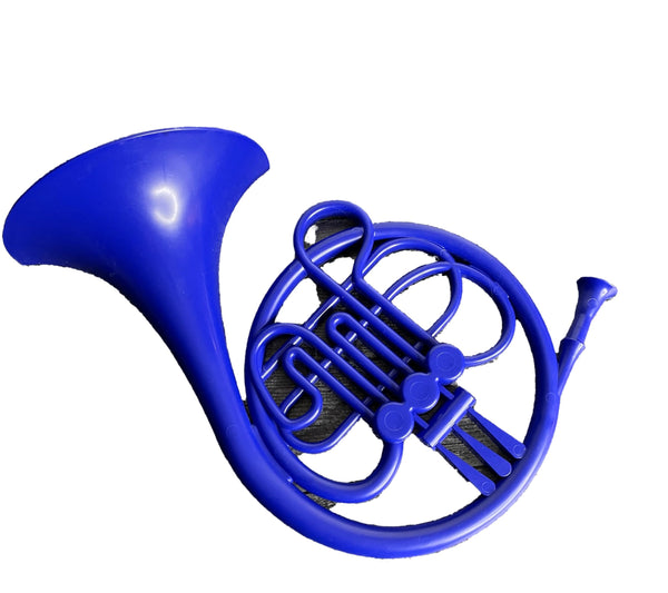 Blue French Horn Wall Art