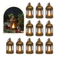 Bronze Mini LED Lanterns (Set of 12)
