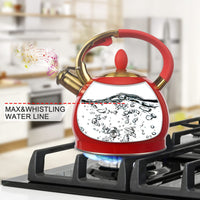 Red Classic Tea Kettle