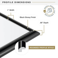 Black Movie Poster Frame (Set of 2)