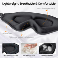 3D Ergonomic Sleep Mask (Set of 2)