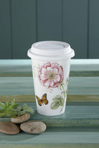 Butterfly Thermal Travel Mug