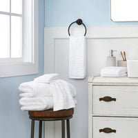 White Plush Towels (Set of 6)